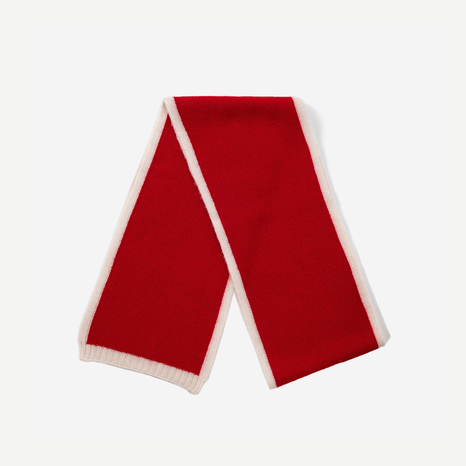 Вязаный шарф из 100% шерсти — фото 5