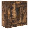 Sideboard with Drawers and Doors Smoked Oak 70.5 X 34 X 74.5 Cm