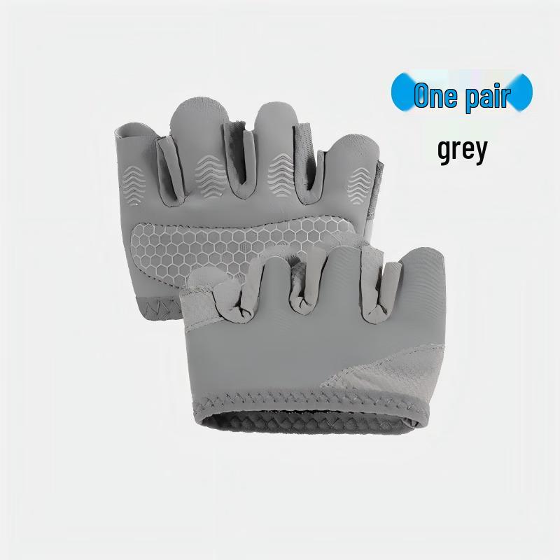 Tingbai Anti-slip Half-Finger Gloves for Pilates & Yoga