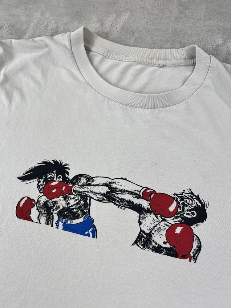 Jose Mendoza Vs Joe Yabuki Boxing Shirt Mens Large White Anime Tee Sports Unisex T-Shirt XXL