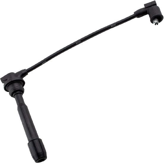 Set of 4 Ignition Spark Plug Cable Wire Set for Hyundai 96-12 Elantra/ 97-08 Tiburon/ 05-08 Tucson, for Kia 10-11 Soul/ 04-09 Spectra/ 05-09 Spetra5/