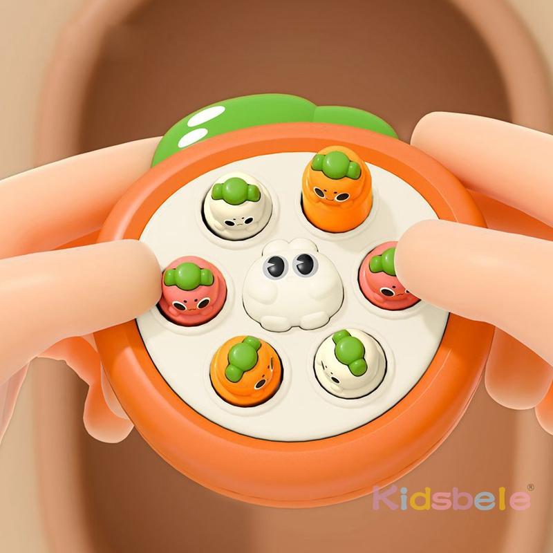 Mini Whack A Mole Game Toy Cute Rabbit Whack Mole Game Pounding Toy   Handheld Pop Game Sensory Fidget Toy