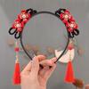 Braided Style Hair Hoop Flower Design Braided Wig Stylish Hair Clips  Traditional Festival
