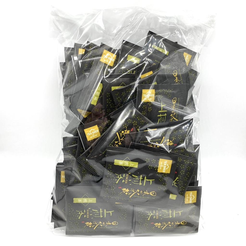 Noguchi Kumataro Tea Garden, Japanese Tea Storehouse, Premium Sencha Green Tea, 2g X 100 Individually Wrapped Tea Bags, Large Capacity, Sashima Tea