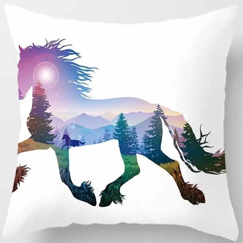 

Декоративная наволочка с рисунком контура животного, наволочка для подушки в виде квадрата для дивана в машину 40x40cm