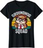 Groundhog Squad Happy Favorite Holiday Groundhog Day  Ladies039 Crewneck T-Shirt