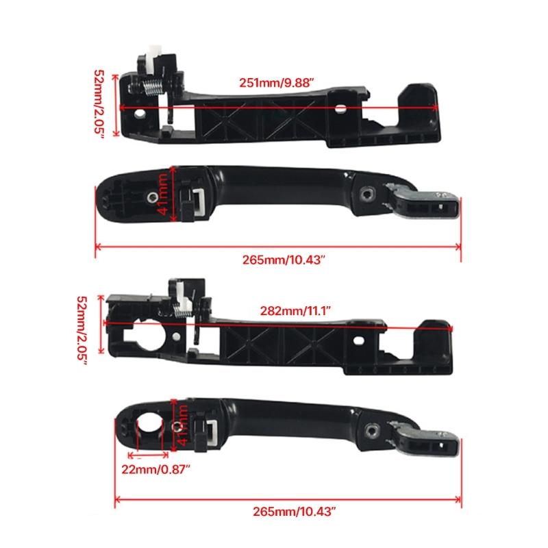 Door Handle 82650-1E050 Replacement Car Door Handle Simple Install for Accent