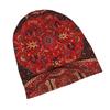 Red Persian Fashion Knit Hat for Adults Adds a Stylish Finishing Touch To Everyday Outfits Perfect for City Walks Weekends or Casual Gatherings