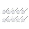 10pcs Type 5 Dental Inspection Mirror Stainless Steel Clear Observation Oral Care Teeth Mirror