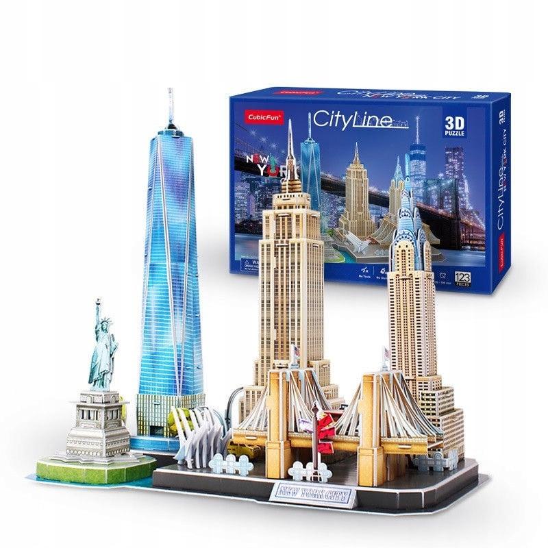 PUZZLE 3D CITY LINE NOWY JORK 2552