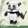Creative Chinese Panda Building Blocks For Children Educational Animal cognition Construction Toys For Kids Birthday Gift DIY