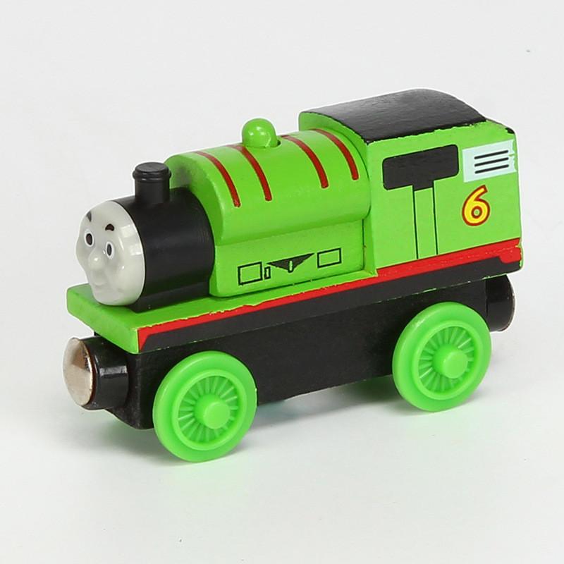 Colorful Wooden Magnetic Train Set For Kids With Interactive Push-pull Features