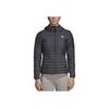 Adidas Vevd Vinter Utendørs Bokstavlogo Trykk Langermet Dunjakke Unisex Overbekledning Svart CY8735