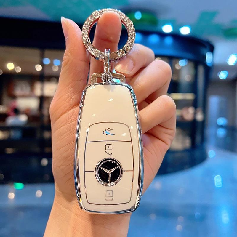 TPU Shell For Mercedes Benz A C E S G Class GLC CLE CLA GLB GLS W177 W205 W213 W222 X167 AMG Car Remote Key Case Cover