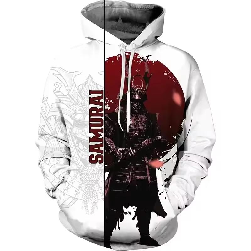 

Толстовки с принтом самураев 3D для мужчин Armor Knights Graphic Hooded Hoody Kid Fashion Cool Sweatshirts Winter Harajuku Top Pullover 5XL