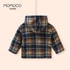 MOMOCO Boys' Fuzzy Hooded Winter Jacket
