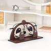 A Stylish Wooden Sloth-Shaped Eyeglass Frame a Detachable Desktop Fashion Eyewear Holder Designed for Women Perfect for Displaying Fashionable Glasses