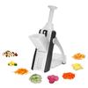 Black/Green I66131 Multifunction Vegetable Slicer French Fries Cutter Meat Chopper Kitchen Slicer Salad Chopper Potato Slicer Cooking Gadgets