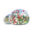 Starry Sky Inflatable Snowflake Bubble Tent - Christmas Decoration & Ad Display