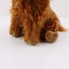 1pcs Cute Highland Cow Stuffed Animals,11 Inch Simulation Cow Plush Toys,Animal Cow Plush Farm Toys for Kids Boys Girls Birthday Gift