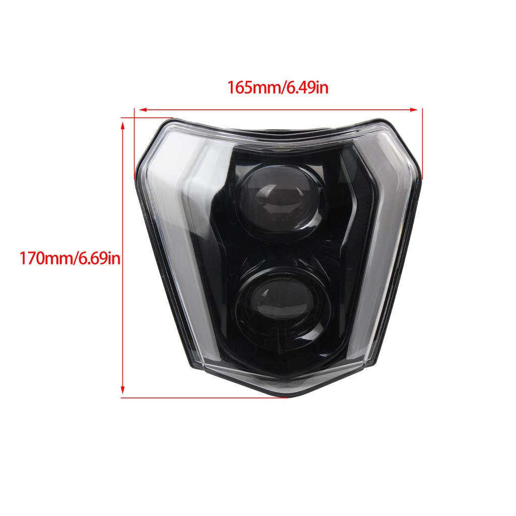 LED Headlight Motorcycle Headlamp DRL Light For KTM EXC XCW EXCF SX SXF XC XCF XCFW 125 250 300 350 450 530 Motocross Enduro