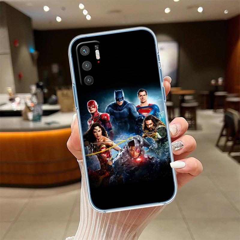 RE42 Justice league Transparent Phone Case for Motorola Moto Edge 20 30 40 50 S30 Fusion Ultra Pro Neo Lite + G200 G23