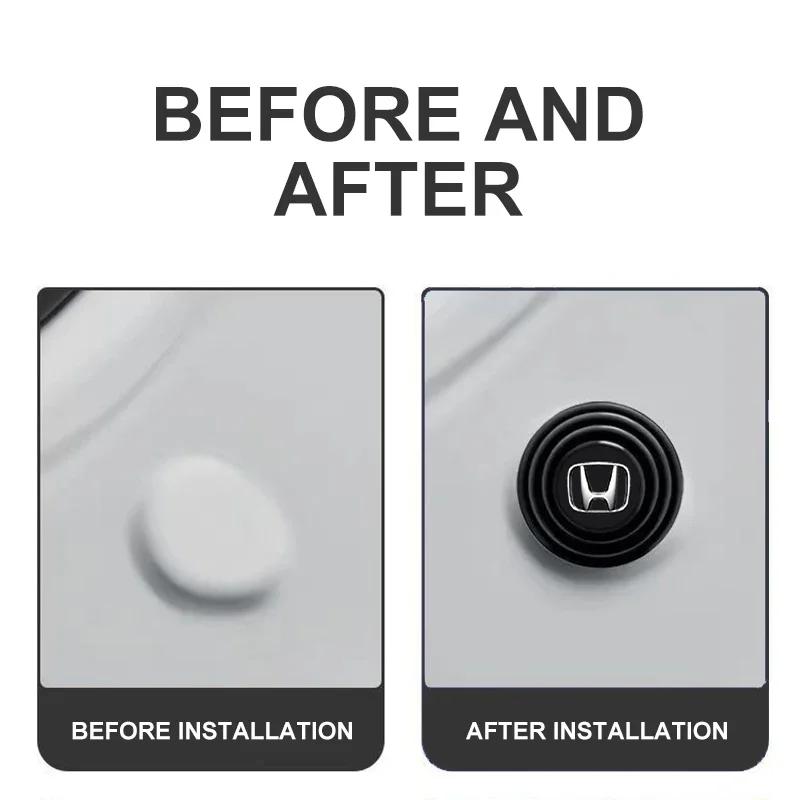 Auto Heiß FIT Auto Tür Kollisionsschutz Silikonpads Stoßdämpfer Dichtung für Honda Civic Fit City Cry Accord CB500 Cb650r Forza
