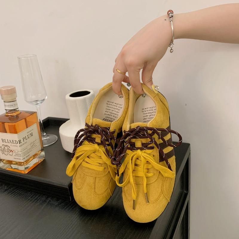 Fashion Retro German Training Shoes Women's 2025 Autumn New Small and Versatile Light Casual Sneakers