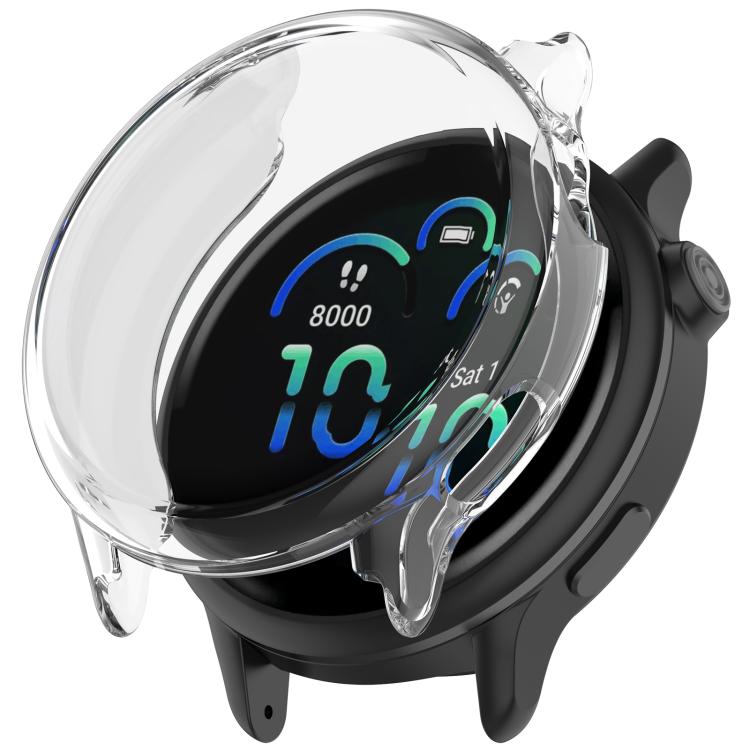 

Гальванизированный ТПУ Чехол для часов с полной защитой For Garmin Vivoactive 6 прозрачный