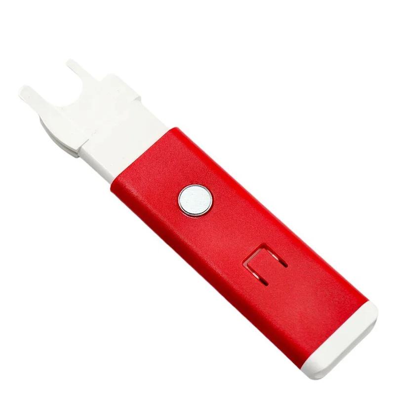 Self Threader Handheld Automatic Needle Threader Magnetic Needle Inserter Quick-Looping Sewing Loop Needle Threader for Elderly