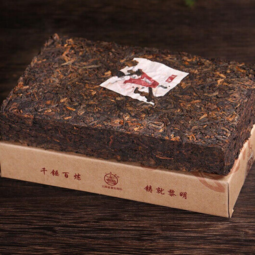 2016 Bajiaoting Classic A Brick Pu'er Tea Vařený čaj Menghai Arbor Puer 250g
