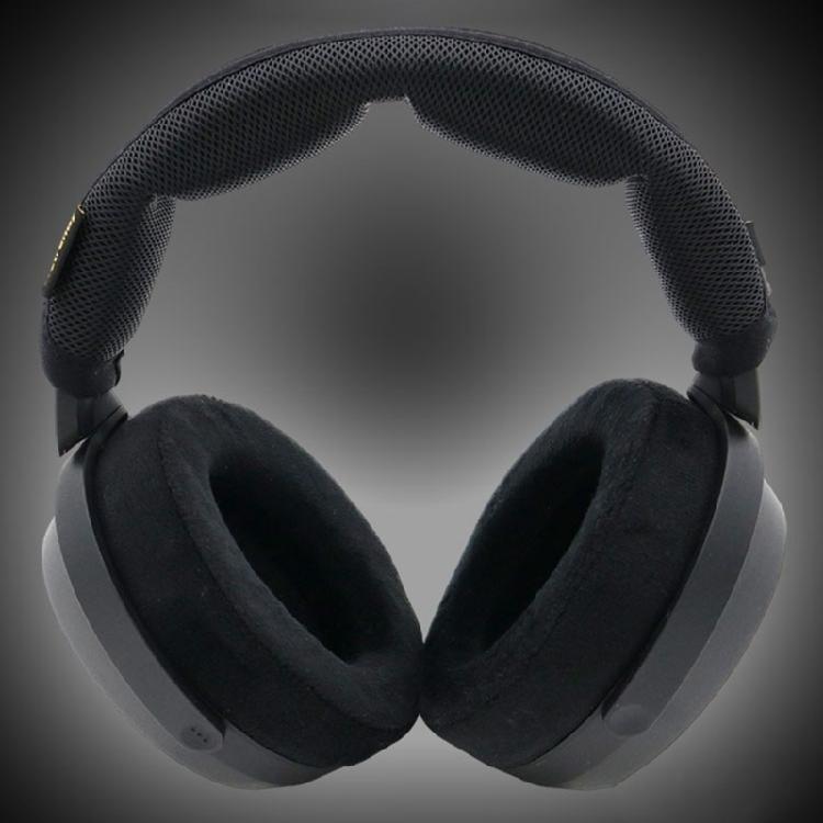 Ergonomic Headband Cushion Sleeve Replacement for HD490 Professional Headphone Stretchable Fabric Pressure Relief