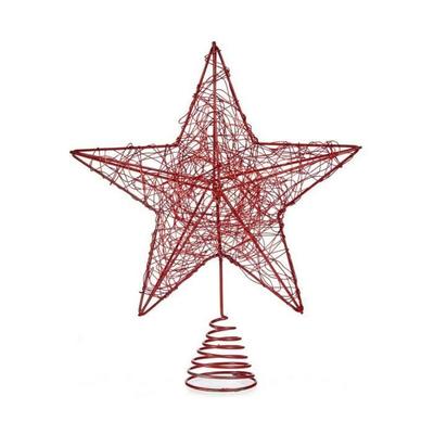 Christmas Star - Red - Steel - Plastic - Durable Decoration