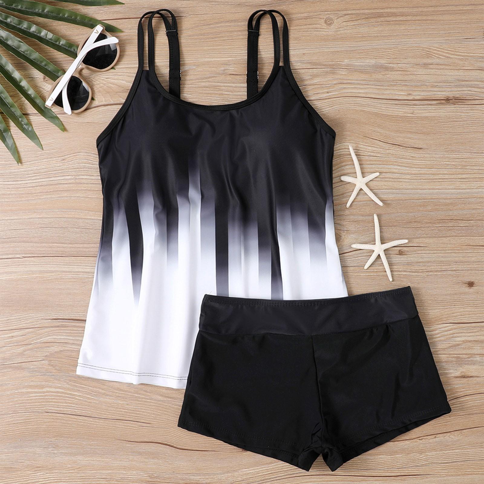 

Женский сексуальный тонкий купальник с бретельками и разрезом на бретельках плюс размер купальника (Набор из двух частей) XXXXXL белый