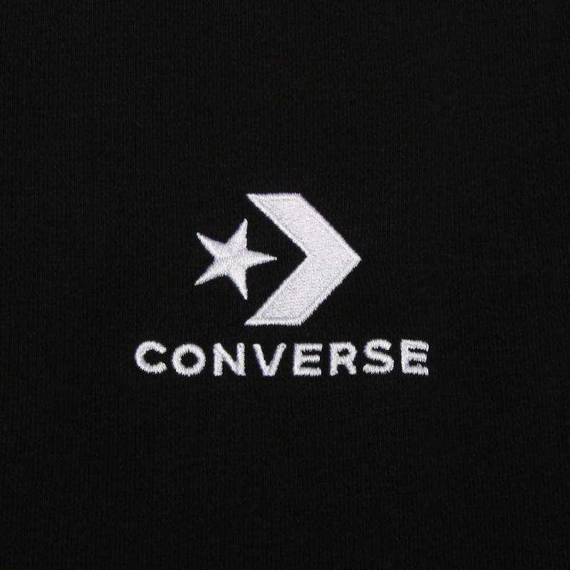 Converse Jackets Men's Black Hooded Thickened Other 10008813-A01