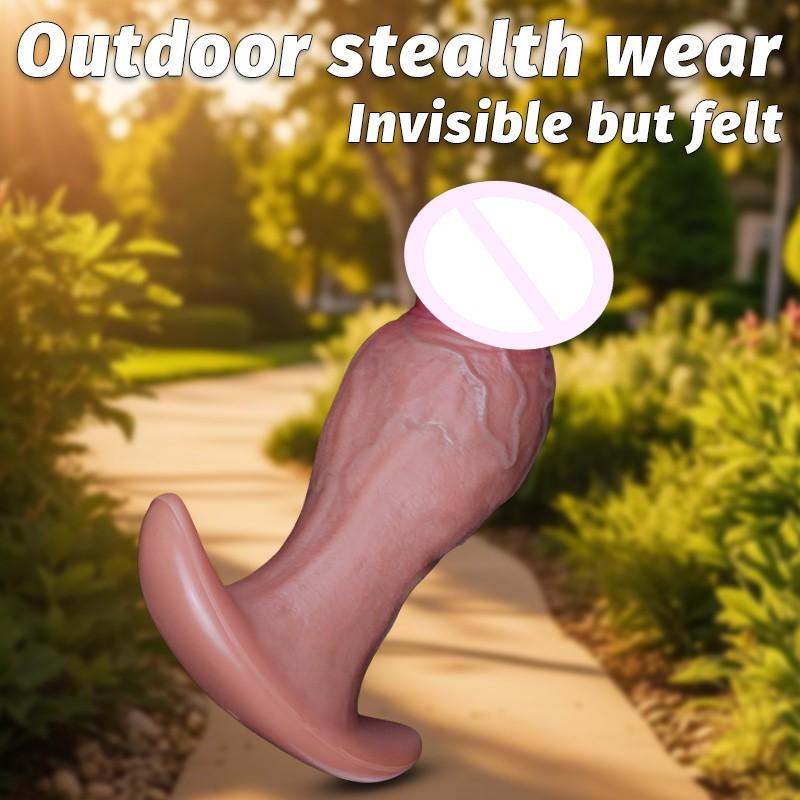 Realistic Veins Penis Soft Wearable Huge Dildo Silicone Big Masturbator Cock Anal Sex Toys for Women Men G-point Vaginal Clitoris Massage Stimulator