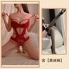 Purple Erotic Underwear, Sexy Lace Hollowed-out Suspenders Show Large Perspective, Free Backless Pajamas, Pure Desire Set