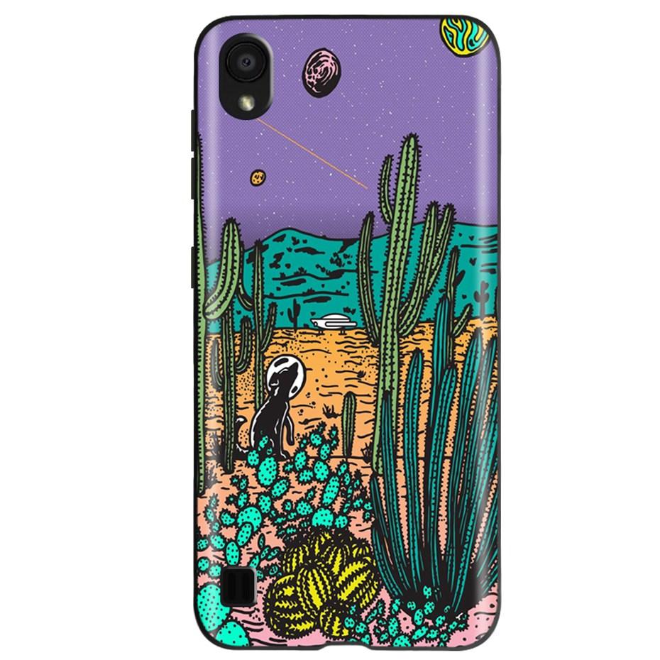 Fashion Cool Painted Case For ZTE Blade A5 2019 Soft SIlicone TPU Black Shockproof Bumper For ZTE A5 (2019) BladeA5 A 5 Funda