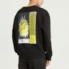 Calvin Klein Tiger Stripe Letter Print Crew Neck Long Sleeve Sweatshirt Unisex sweatshirt Black J400110-BEH