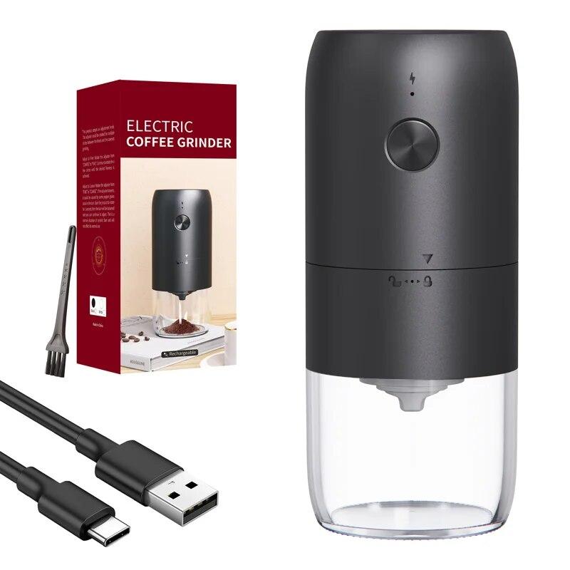 Electric Coffee Grinder TYPE-C USB Rechargeable Professional Ceramic Grinding Core Portable Coffee Beans Mill Grinder