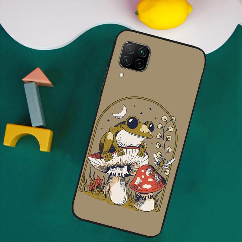 Cottagecore Frog Aesthetic For Huawei Nova 9 10 SE 8i 11i 12i 12s Y60 Y61 Y70 Y90 Y72 Y73 Y91 P60 Pro P40 P30 Lite Case