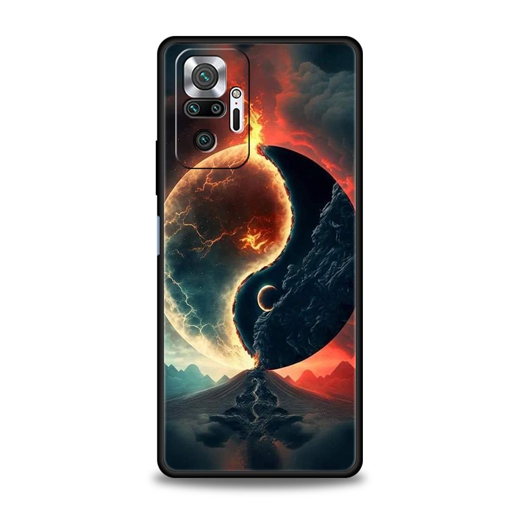 

Натуральный чехол-бампер Багуа для Redmi 13C 10C Note 13 12 10 11 Pro Plus 7 8T K40 K50 Gaming Pro Plus 5G Мягкий чехол Capas Bags Note 10 Pro