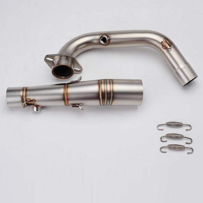 

Motorcycle Exhaust Pipe - Stainless Steel Front Section for ZONTES 368G/368E Modification