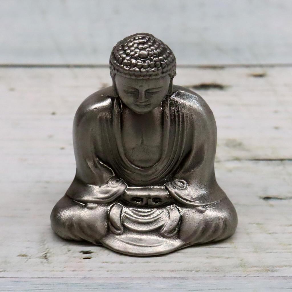 Made in Japan Japanese souvenir Great Buddha statue cm length Silver 1.6 (total 5.1 cm)