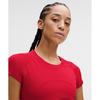 Lululemon Swiftly Tech Short Sleeve Shirt 2.0  Waist Length Oxford Red Oxford Red