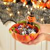 Resin Table Centerpiece Halloween Candy Bowl Pumpkin Ghost Shaped Dish Spooky Serving Novelty Snack Tray for Cookie Dessert Party Trick