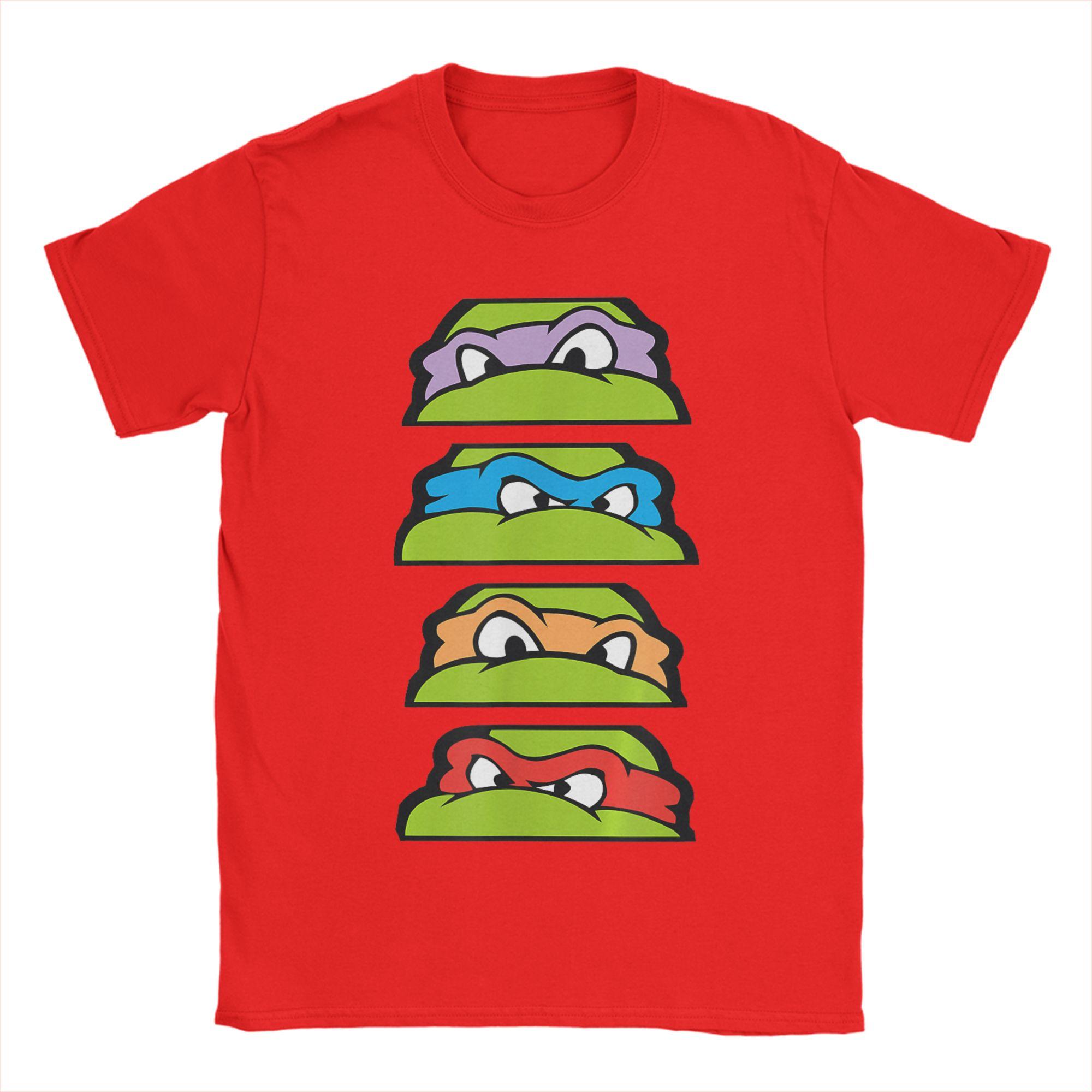 

Ninja Turtles Donatello Raphaels Michelangelo and Leonardo T Shirts Men 100 Cotton Vintage TShirts Tee Shirt Clothes Gift Idea M