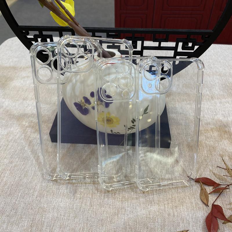 Sturzsichere Stoßfeste Hülle Für iPhone 17 16 15 14 13 12 11 Pro Max Mini 8 7 6 6S Plus SE Für iPhone 17 Air TPU Transparente Abdeckung