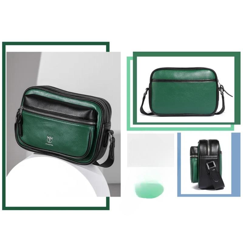 New Single Shoulder Crossbody Men's Casual Trend Soft Silicone Rubber Large Capacity iPad Tablet Horizontal Design