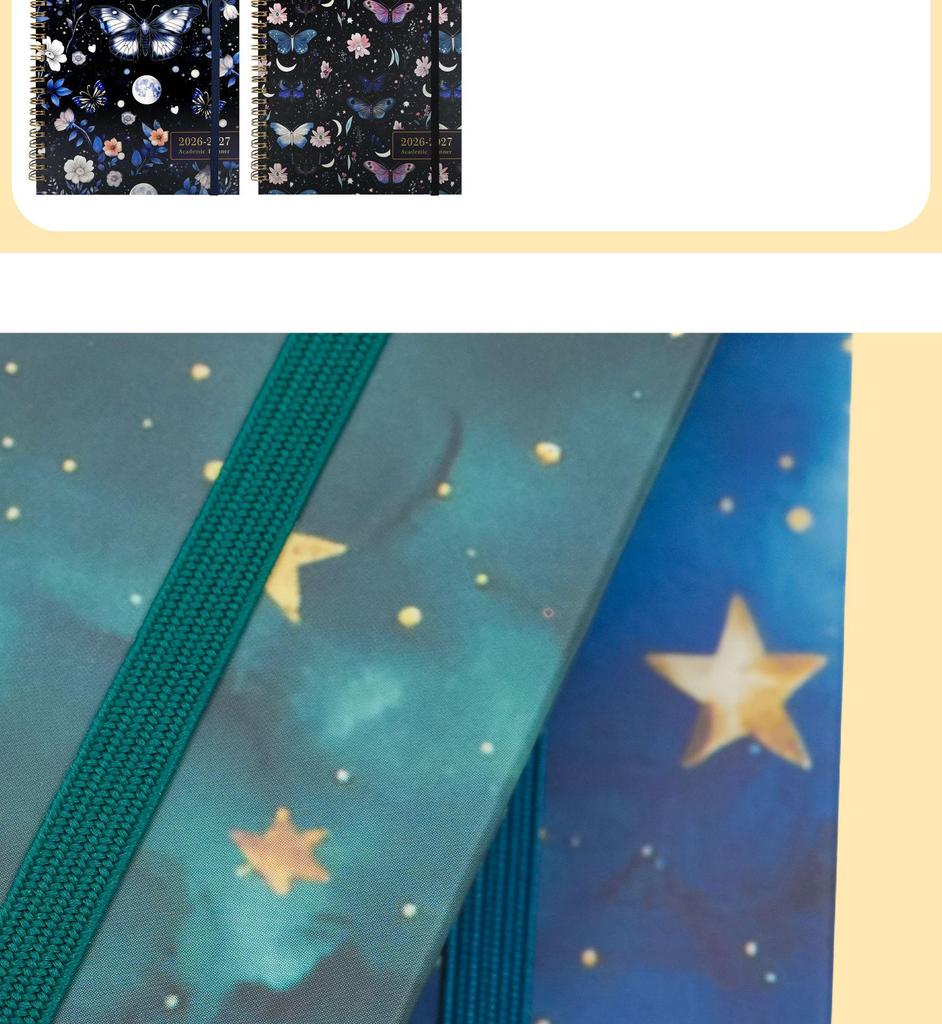 A5 Spiral Notebook: Customizable English Weekly Planner